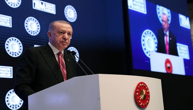 Cumhurbaşkanı Erdoğan 2021 yılı dış ticaret verilerinde rekoru açıkladı