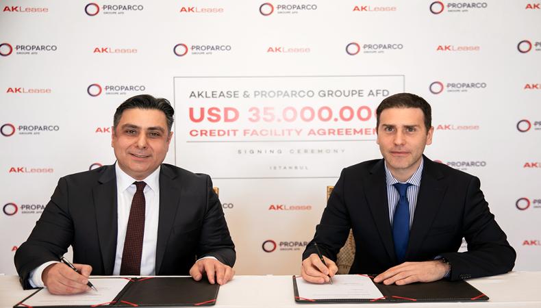 Proparco'dan AKLease'e 35 milyon dolarlık enerji verimliliği ve yenilenebilir enerji kredisi