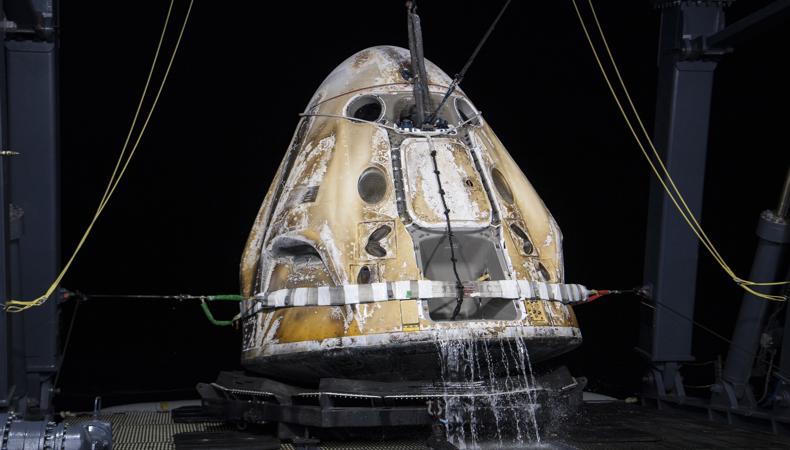 SpaceX'in Crew-3 ekibi Dünya'ya döndü