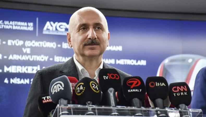 Bakan Karaismailoğlu: Halkalı-İstanbul Yeni Havalimanı Metro Hattı'nda TBM çalışmaları tamamlandı