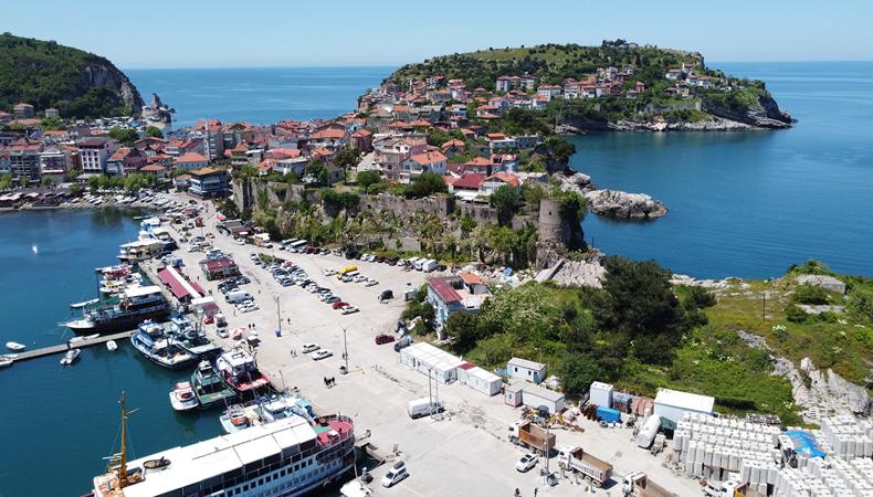 Amasra Limanı yolcu gemilerini ağırlamaya hazırlanıyor