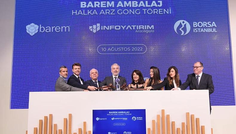 Borsa İstanbul'da gong Barem Ambalaj için çaldı