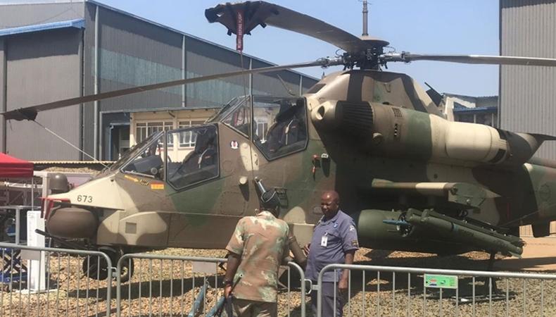 ASELSAN'ın 'elektronik gözü' Güney Afrika helikopteriyle birlikte tanıtıldı