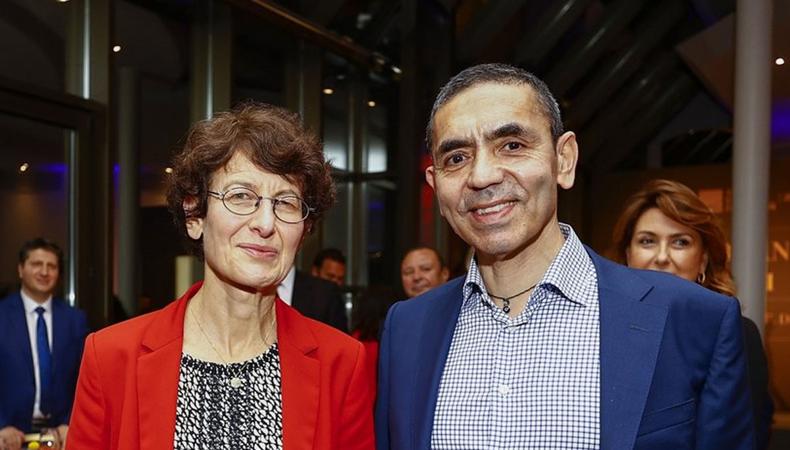 BioNTech'in kurucuları Özlem Türeci ve Uğur Şahin, mRNA kanser aşısı için tarih verdi