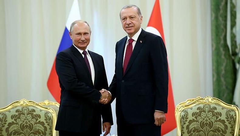 Cumhurbaşkanı Erdoğan ile Putin tahıl anlaşmasını görüştü
