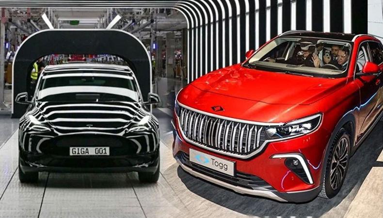 Togg ile Tesla'nın rekabeti başlıyor