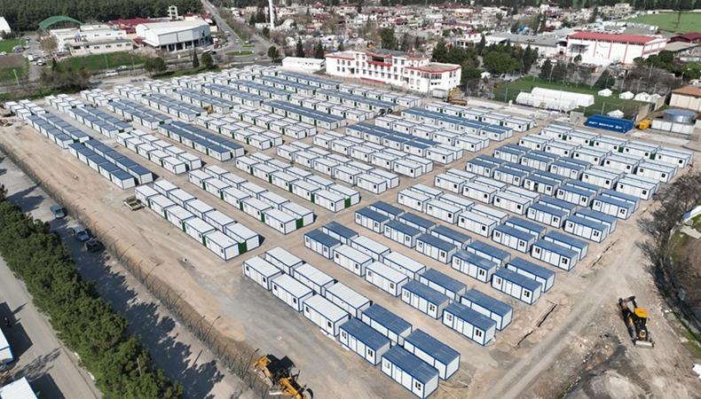 Baykar'ın Kahramanmaraş'ta kurduğu konteyner kentte yaşam başladı