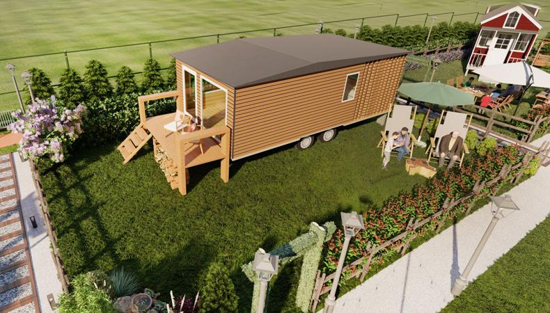 Tiny house'lar güvenli ve uygun maliyetli yaşam alanları sunuyor