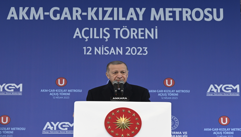 AKM-Gar-Kızılay Metro Hattı açıldı