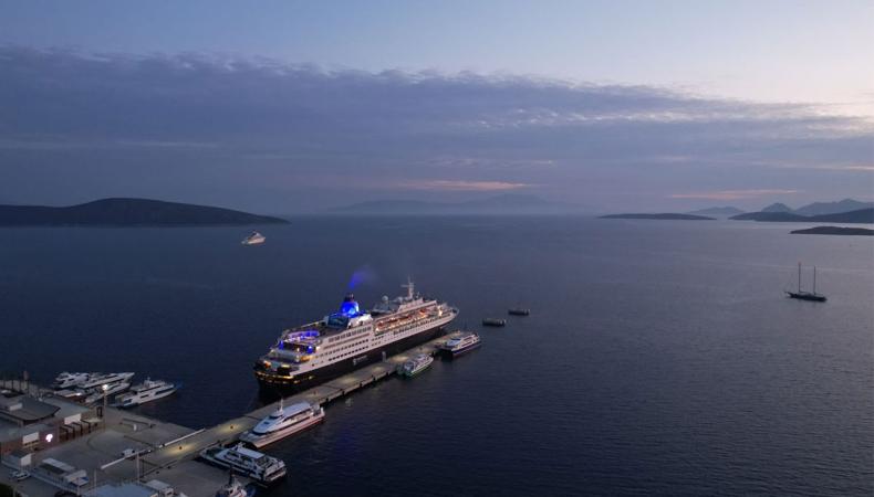 Bodrum Cruise Port ana liman oldu: 125 bin kruvaziyer yolcusu bekleniyor