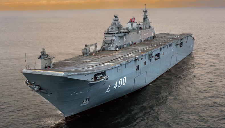 MSB görüntüleri paylaştı: TCG Anadolu atış testini başarıyla geçti