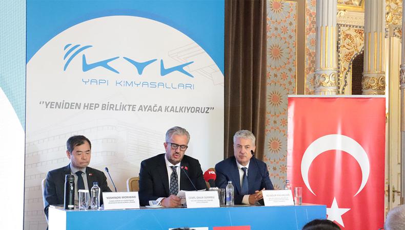 KYK Yapı Kimyasalları deprem bölgelerinin yeniden inşasında rol alacak