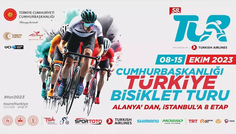 58. Cumhurbaşkanlığı Türkiye Bisiklet Turu 8 Ekim Pazar günü Alanya-Antalya etabı ile başlıyor