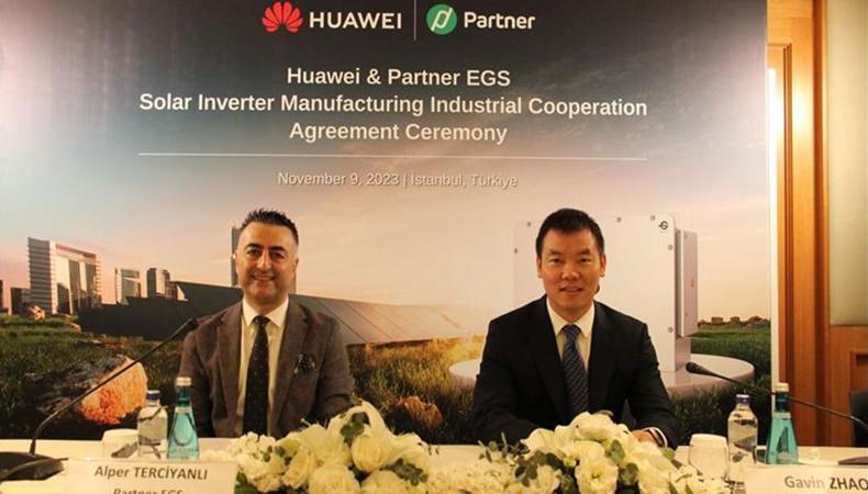 Huawei Türkiye ve Partner EGS'den Türkiye'de inverter üretimi için iş birliği