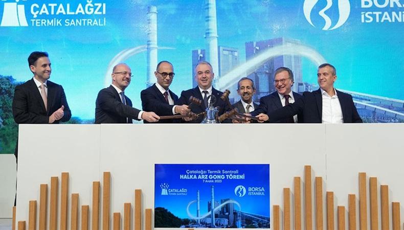 Borsa İstanbul'da gong, ÇATES için çaldı
