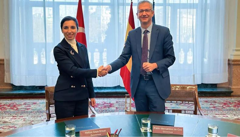 TCMB, İspanya Merkez Bankası ile mutabakat zaptı imzaladı
