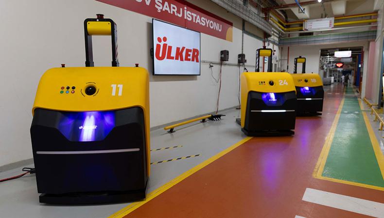 Ülker, fabrikasında otonom mobil robot kullanımına başladı