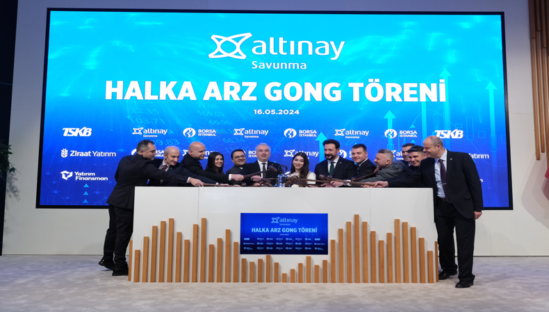 Borsa İstanbul'da gong Altınay Savunma Teknolojileri için çaldı