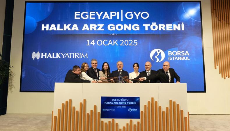 Borsa İstanbul'da gong, EgeYapı Avrupa GYO için çaldı