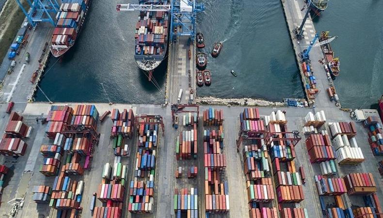 Türk limanlarından konteyner yüklemesinde temmuzda rekor kırıldı