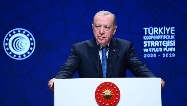 Cumhurbaşkanı Erdoğan: Kooperatiflerimize 3 milyar liralık kredi imkanı sunacağız