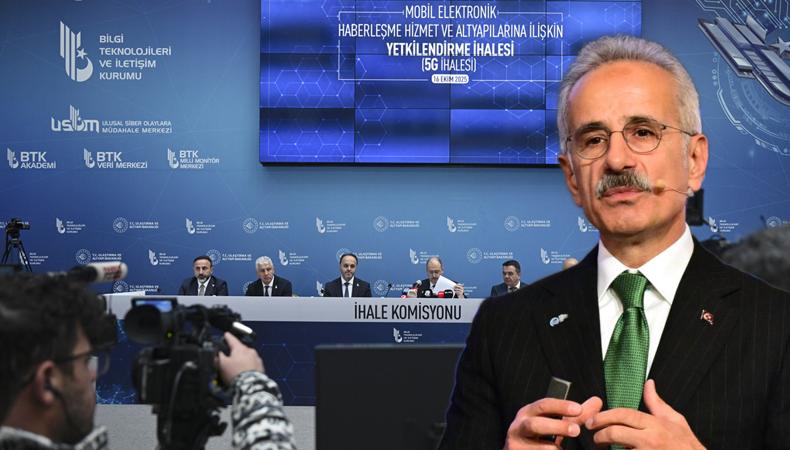 5G ihalesi sona erdi: Bakan Uraloğlu'ndan ve şirketlerden ilk değerlendirmeler geldi