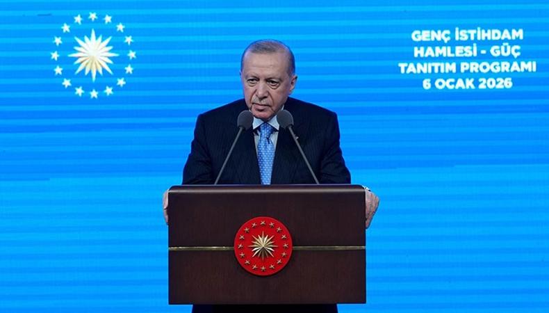 Cumhurbaşkanı Erdoğan duyurdu: Gençlere 445 milyar TL'lik istihdam desteği