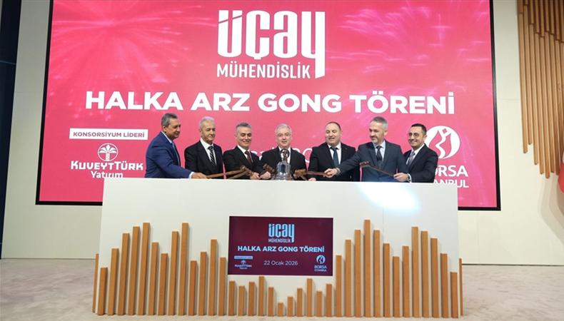 Borsada gong Üçay Mühendislik için çaldı