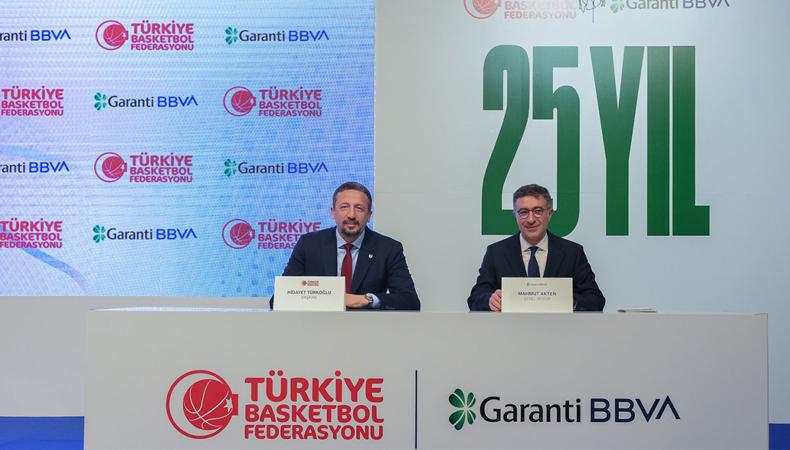 Garanti BBVA ve TBF'den çeyrek asırlık iş birliği: Sponsorluk 5 yıl daha uzatıldı