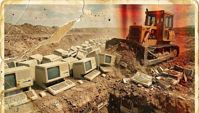 Çöplüğe gömülen 2700 bilgisayarın hikayesi