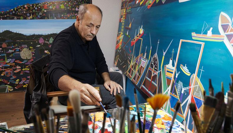 Tarihi hamam çağdaş sanatla buluşuyor