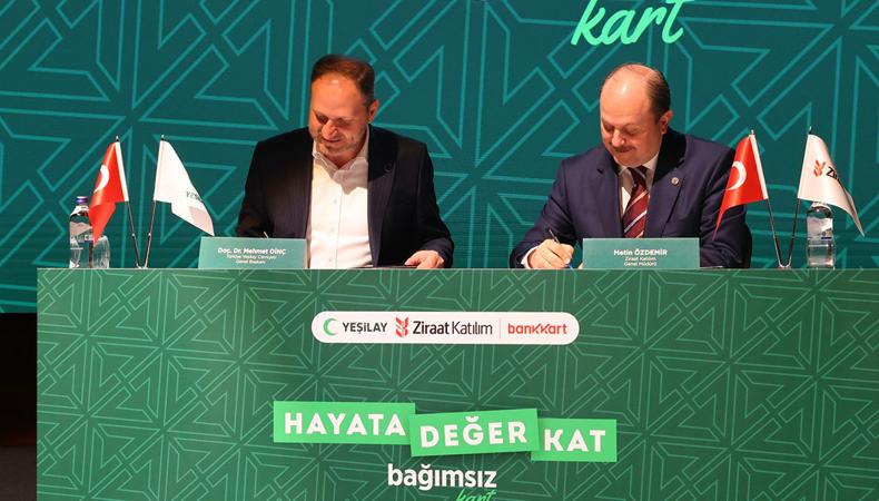 Ziraat Katılım ve Yeşilay iş birliğiyle 'Bağımsız Kart' hayata geçirildi
