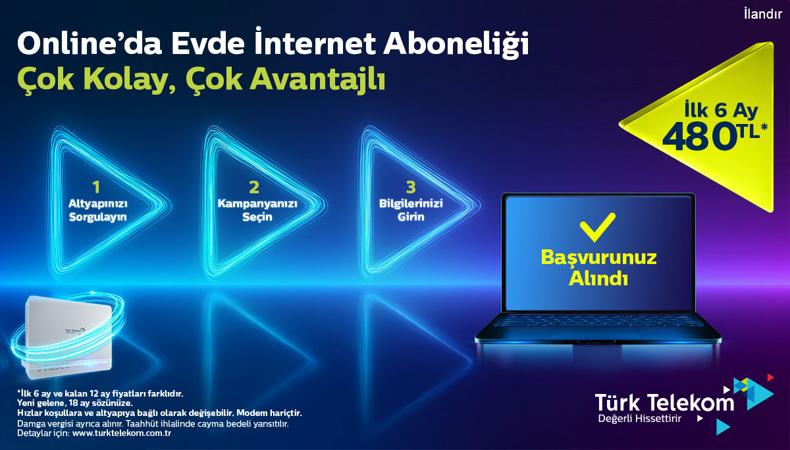 Türk Telekom FBB Efsane İndirim- Online Başvuru Çok Kolay Kampanyası