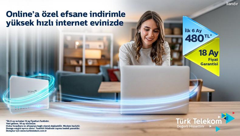 Türk Telekom FBB Efsane İndirim - Online Özel Avantajlı Teklif Kampanyası