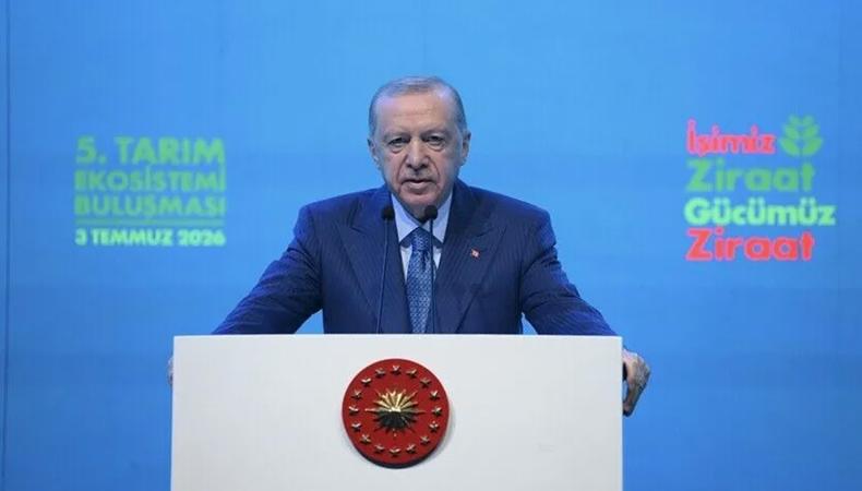 Cumhurbaşkanı Erdoğan: Bu yıl pek çok üründe üretim rekoru bekliyoruz