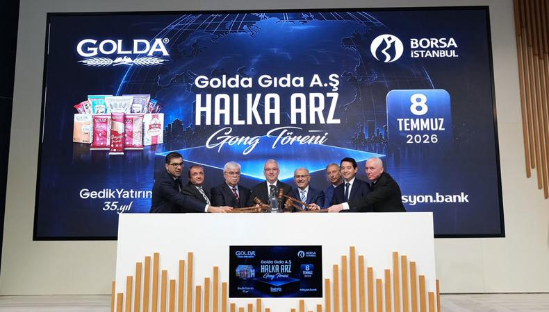 Borsa İstanbul'da gong Golda Gıda için çaldı