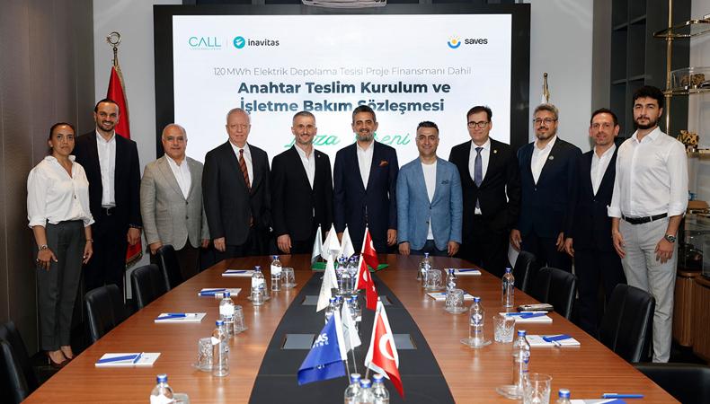 Türkiye'de ilk olacak: 40 milyon dolarlık enerji depolama projesi için imzalar atıldı