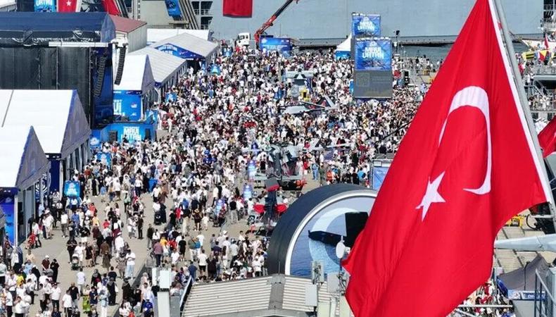 TEKNOFEST Mavi Vatan'ı 343 bin kişi ziyaret etti