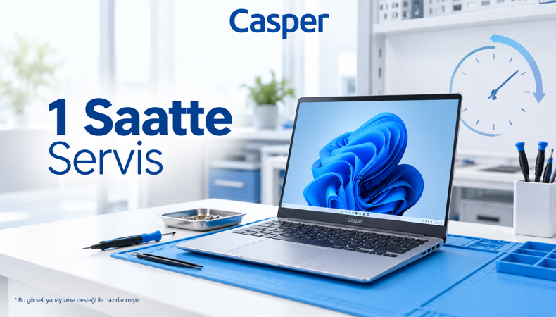 Hızlı Servis Onarım Kalitesini Düşürür mü? Casper 1 Saatte Servis Verileri
