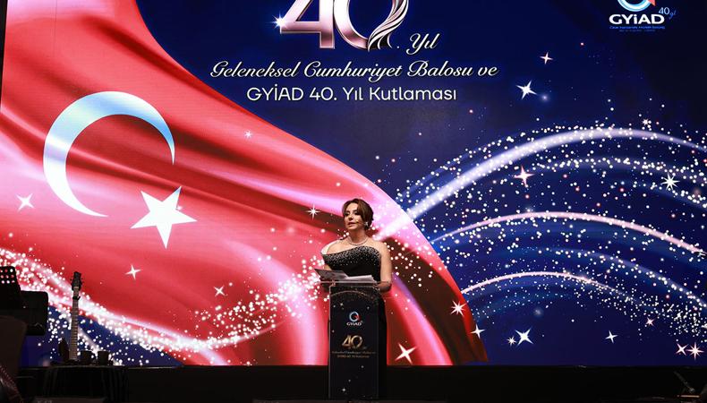 GYİAD, 40. yılını geleneksel Cumhuriyet Balosu ile kutladı