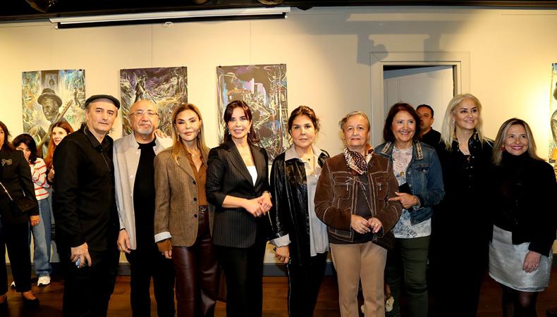‘Gönülden Tuvale Âşık Veysel' sergisi sanatseverlerle buluştu