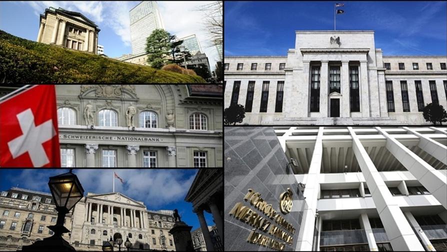 Büyük merkez bankaları yılın ilk yarısında parasal gevşemeye yöneldi