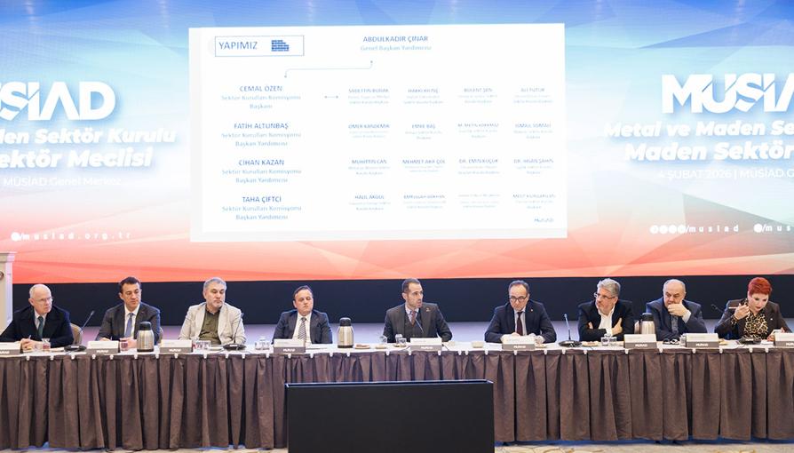 MÜSİAD'da maden sektörünün geleceği konuşuldu