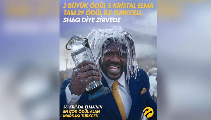 Turkcell'in 5G reklamına Kristal Elma'dan 29 ödül